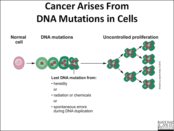 Kreft som følge av mutasjoner
